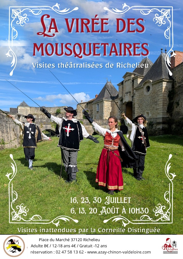 Photo de l'animation « Richelieu, la virée des mousquetaires»