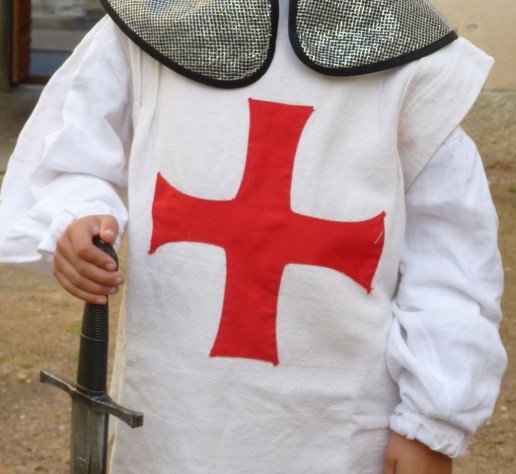 Détail du costume de templier