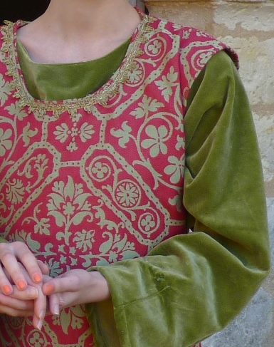 Détail du costume d’Iseult de Champagne
