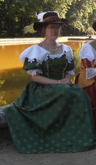 Vignette du costume de la marquise des Bruères