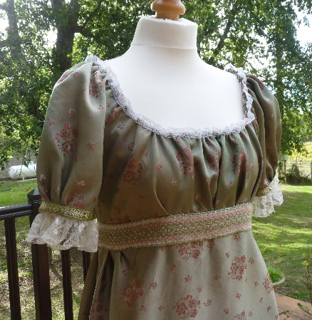 Detail of the Jane Bannet’s costume