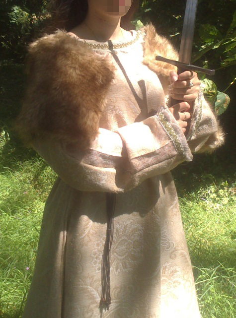 Détail du costume d’Arnhild la guerrière viking
