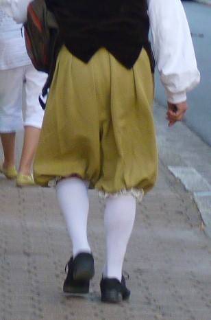 Détail de la culotte Louis XIII