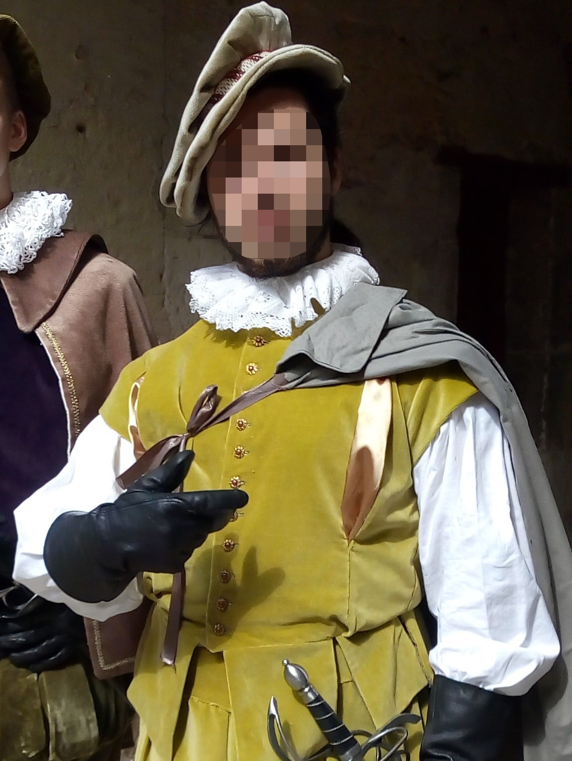 Détail du costume de Champvallon