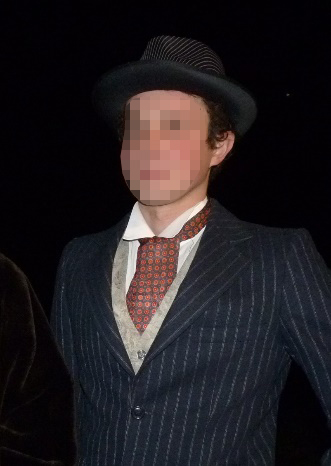 Détail du costume de Giuseppe