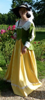 Vignette du costume de la comtesse de Bois-Aubry