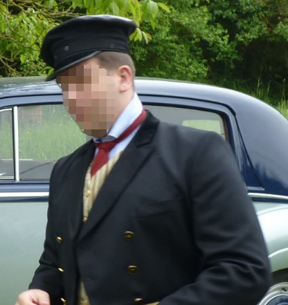 Détail du costume de Kléber le chauffeur