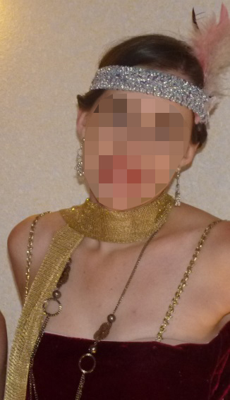 Josephine party dress detail