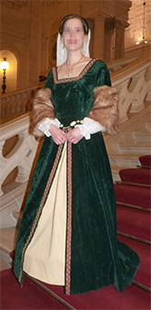 Vignette du costume de la duchesse du Perron