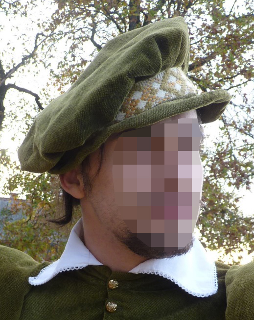 Détail de la toque Renaissance