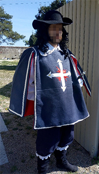 Vignette du costume du mousquetaire du Roy