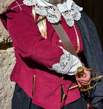 Détail du costume de Henri de Bourbon-Condé