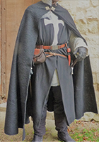 Vignette de la cape médiévale de chevalier
