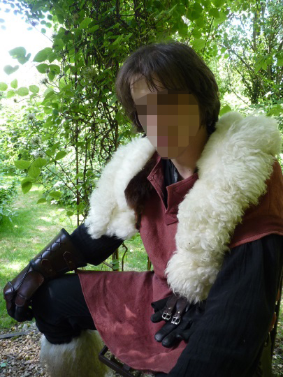 Détail du costume de Bjarnulf le viking