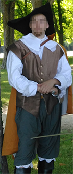 Vignette du costume du monsieur de Richmond