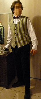 Vignette du costume de serveur
