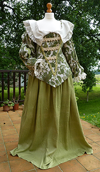 Vignette du costume de la duchesse de Chevreuse