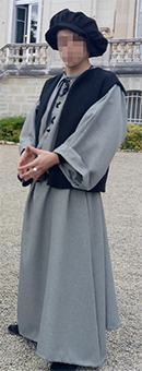 Vignette du costume de Léonard de Vinci