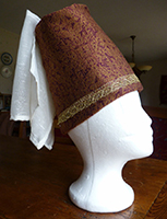 Vignette du hennin tronqué avec voile