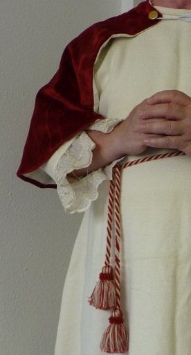 Détail du costume de Léon X