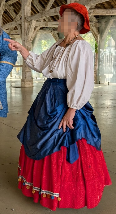 Détail du costume de Gargamelle