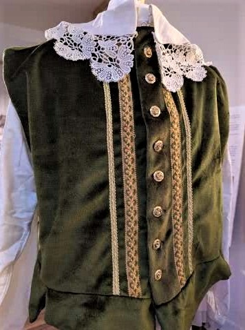 Détail du costume de Christian de Neuvilette