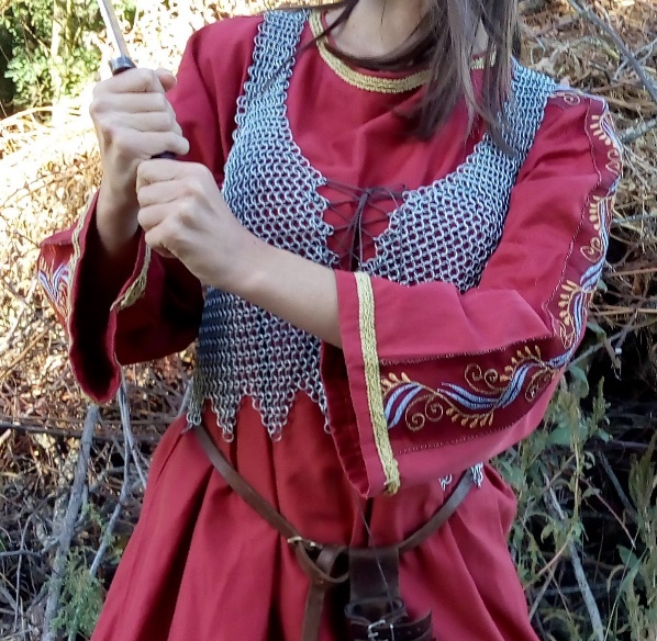 Détail du petit gilet de maille