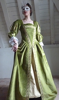 Vignette du costume de la dame vénitienne