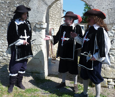 Vignette du costume de mousquetaire du Roy d’apparat
