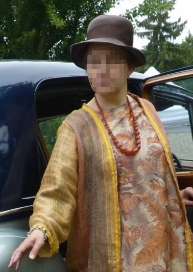 Détail de la robe Élisabeth