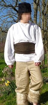 Vignette du costume de Vladimir paysan russe