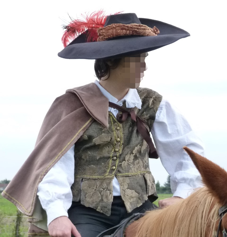 Détail du costume du duc de Valombreuse