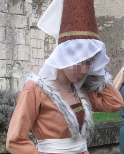Détail du costume d’Anastasie de La Tour