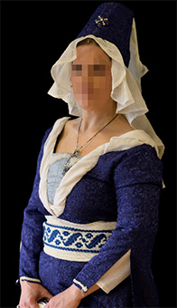 Vignette du costume d’Elvide de l’Aigronne