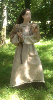 Vignette du costume d’Arnhild la guerrière viking