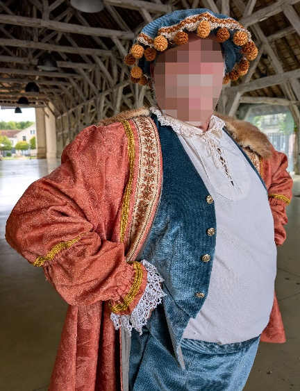 Détail du costume de Grandgousier