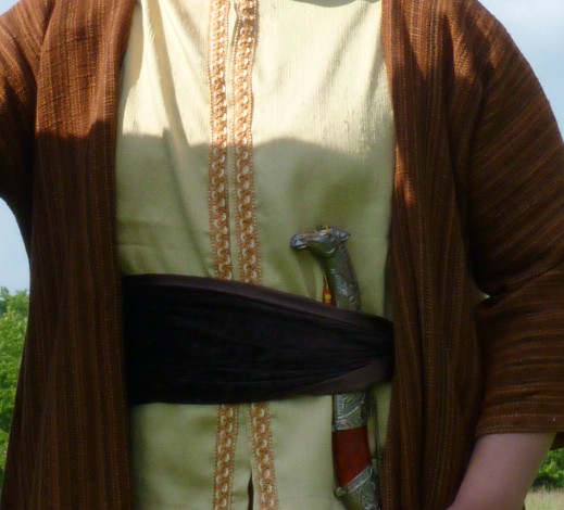 Détail du costume de Ouari le téméraire