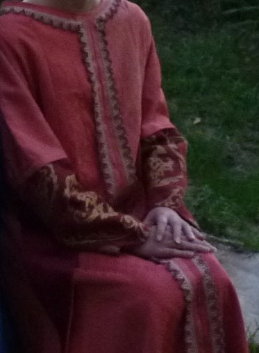Détail du costume de Brunissende de Beauvau