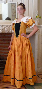 Vignette du costume de la comtesse de La Tour