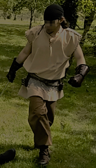 Vignette du costume de Melvin le saxon