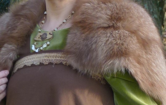 Détail du costume de Porun la viking