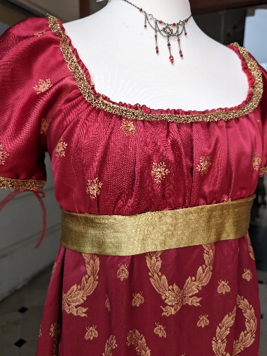 Détail du costume de Joséphine