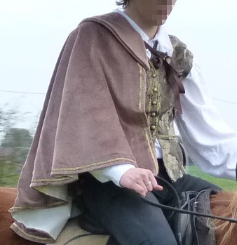 Détail de la cape Renaissance