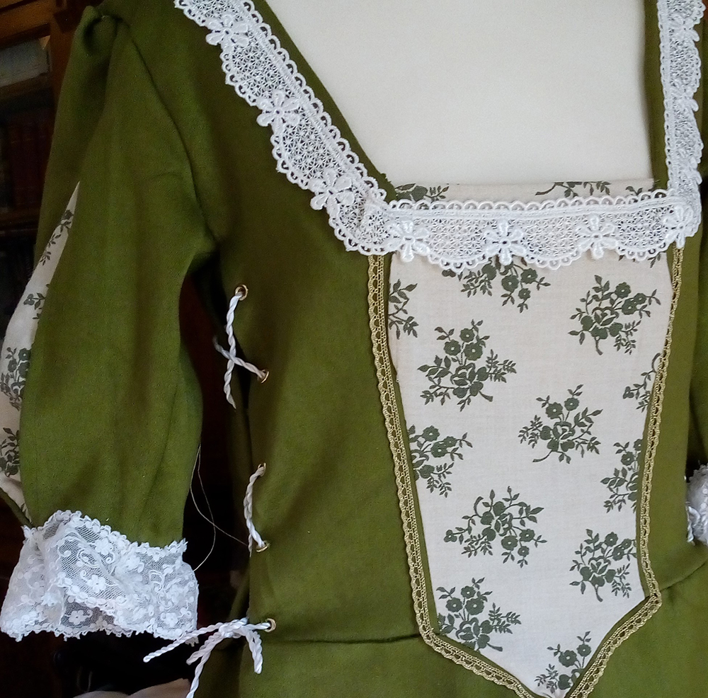 Détail du costume de lady Jane