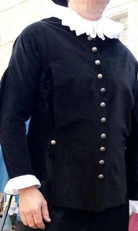 Détail du costume du marquis de Rosny