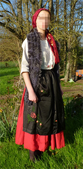 Vignette du costume de paysanne d’Europe de l’Est