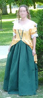 Vignette du costume de la baronne de la Grand Place