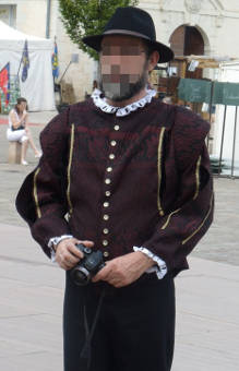 Vignette du costume du huguenot de La Rochelle